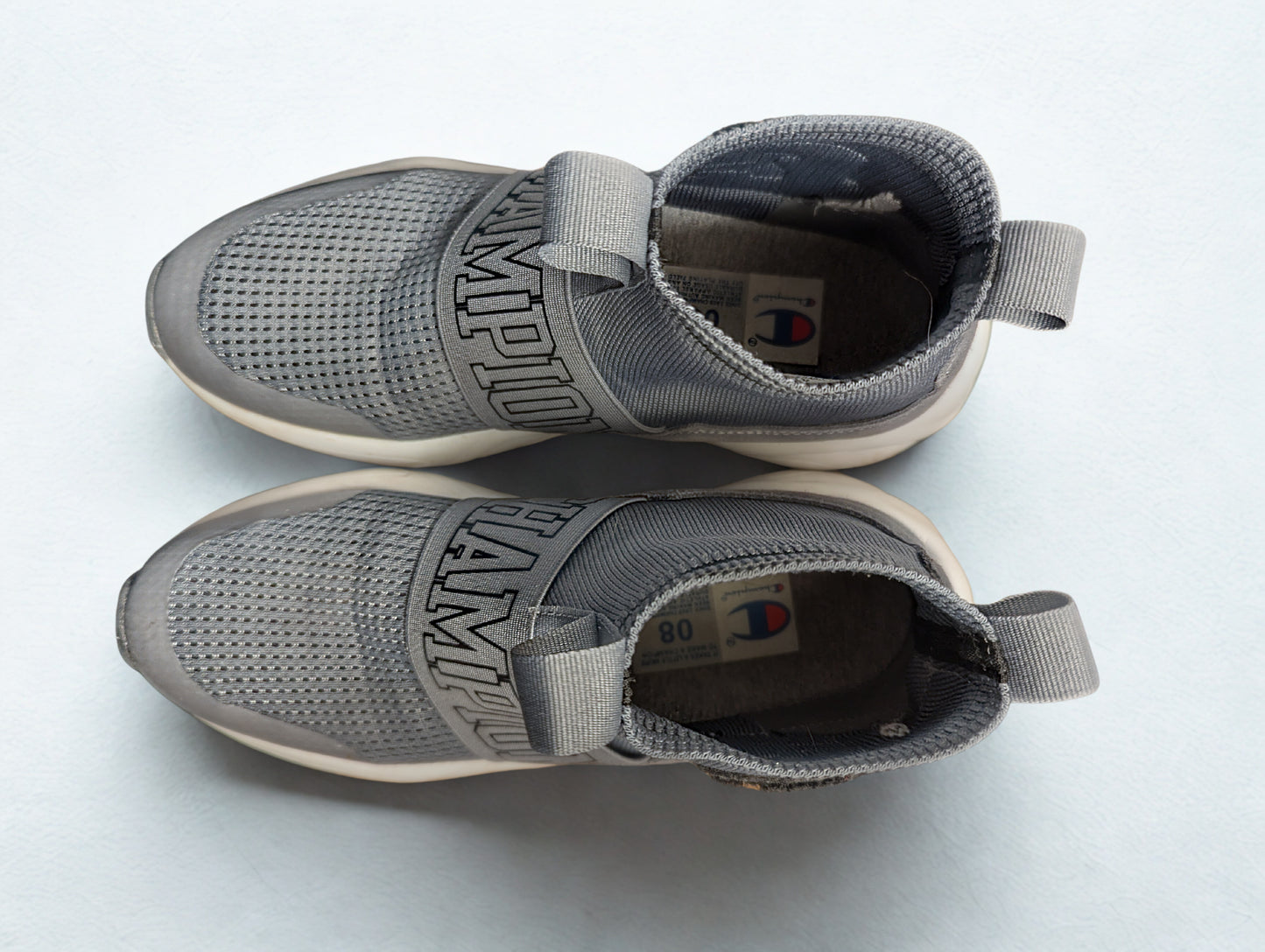 Champion grey high top running shoes
